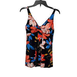 Swim Solutions Tummy-Control Swimdress Multi floral  8109